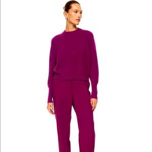 The Group by Babaton Aritzia Luxe Cashmere Crew XS Red